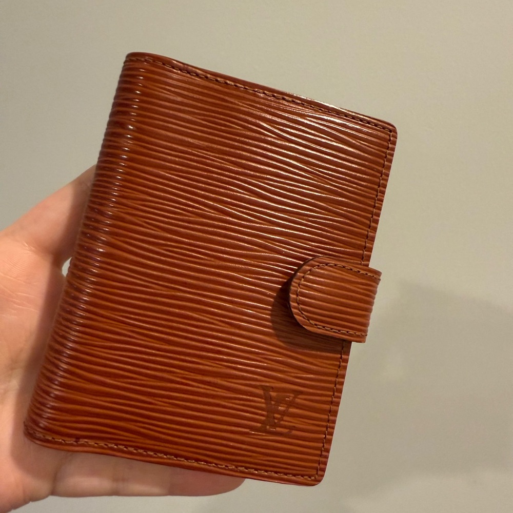 Louis Vuitton Brown Epi Mini Agenda
